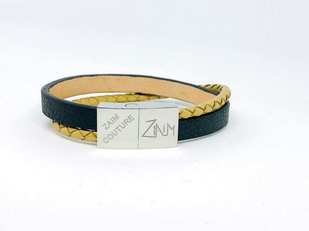 Black/ Gold bracelet - Zaim Couture