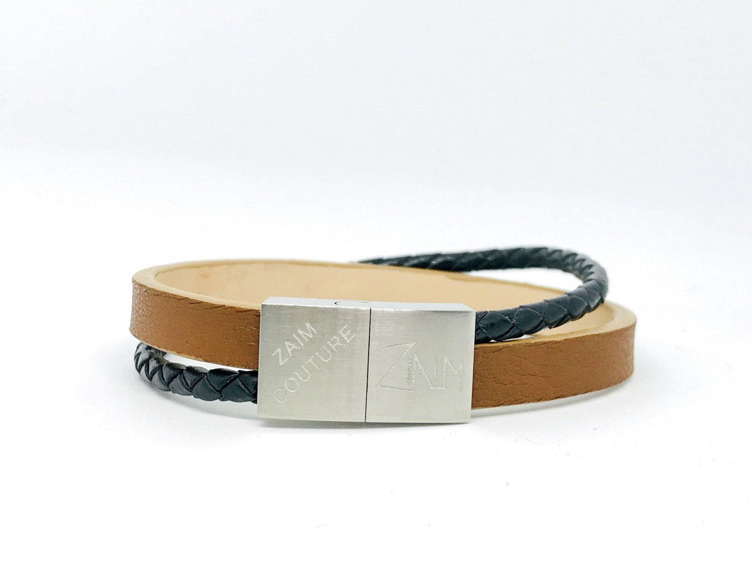 Leather bracelet - Zaim Couture