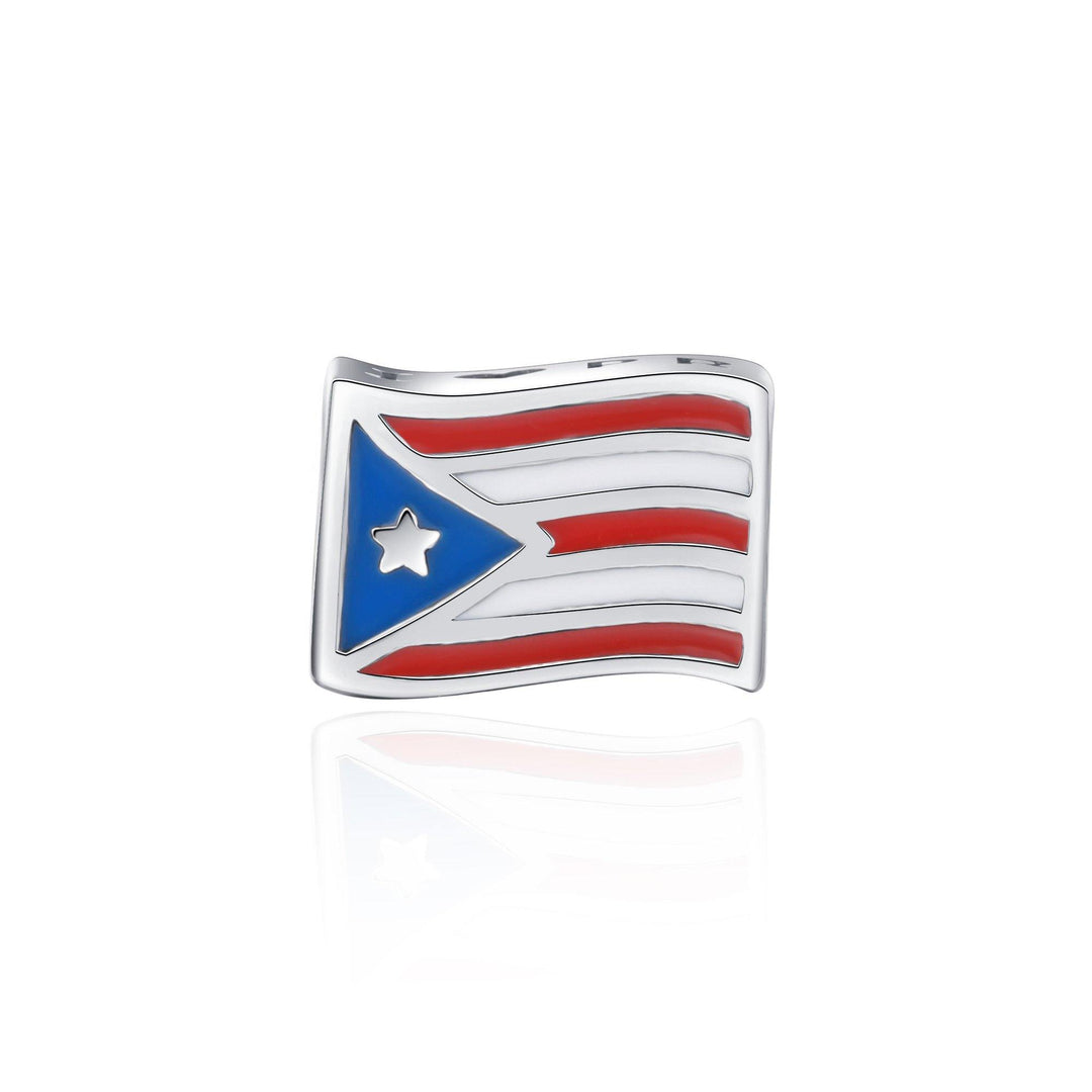 Puerto Rico Flag - Zaim Couture - sterling silver charm